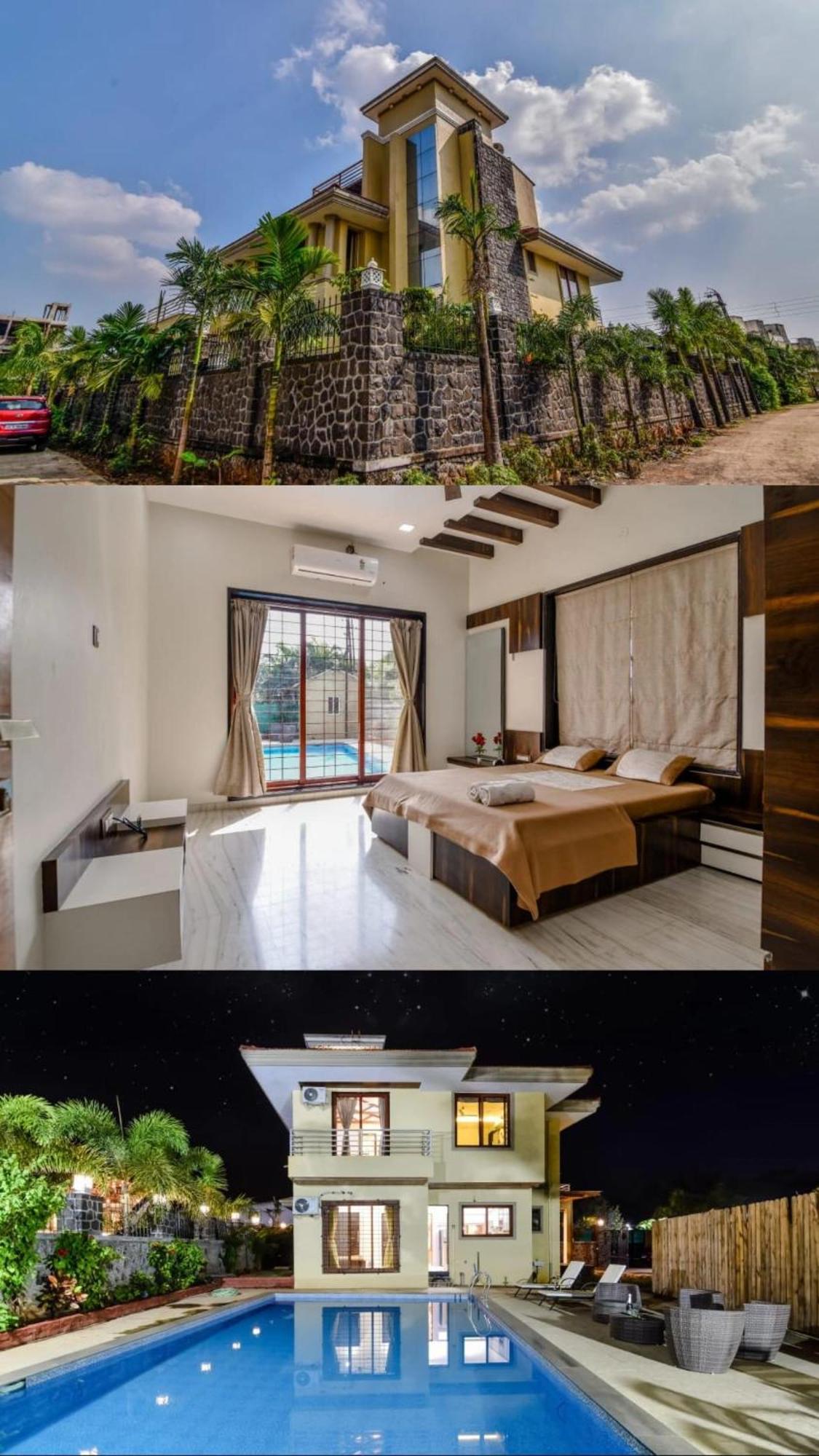 Lifeline Villas - Luxurious Taraangan 4 Mountain View Villa With Biggest Pool And Huge Open Area Lonavala Luaran gambar